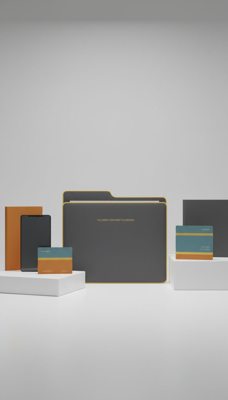 Tailored content planning folder